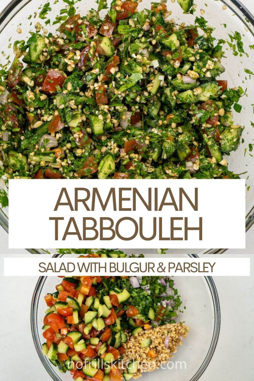 Armenian Tabbouleh Recipe: Parsley & Bulgur Salad
