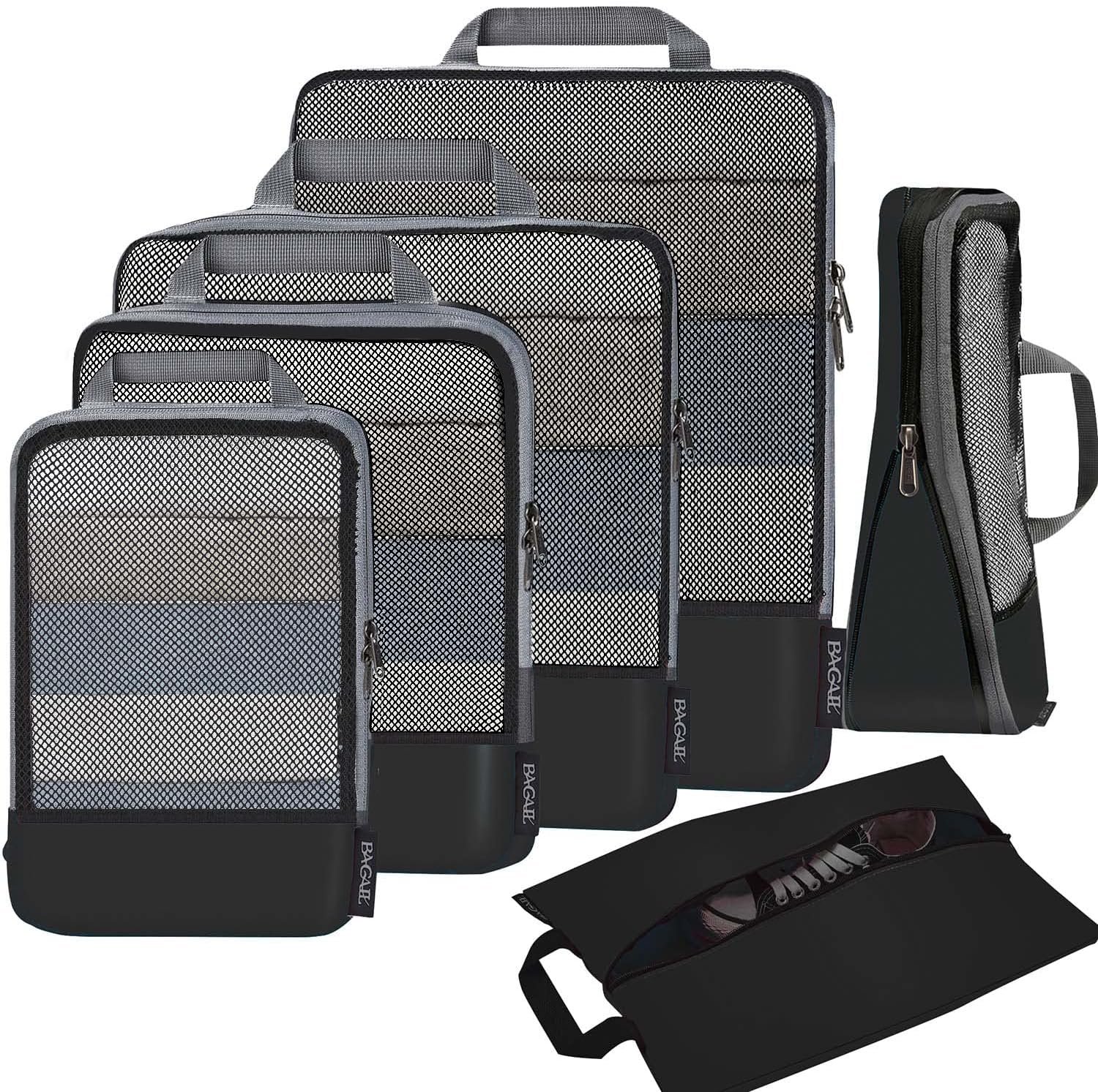 Luggage organizer packing cubes