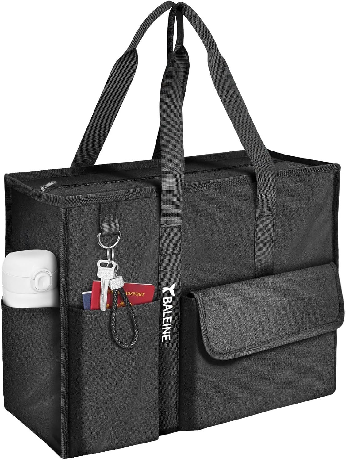 Collapsible tote bag for excursions