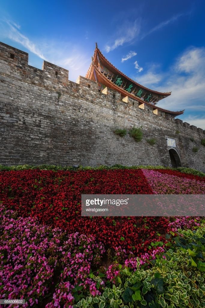 Dali ancient town scenery in Yunnan province of China.