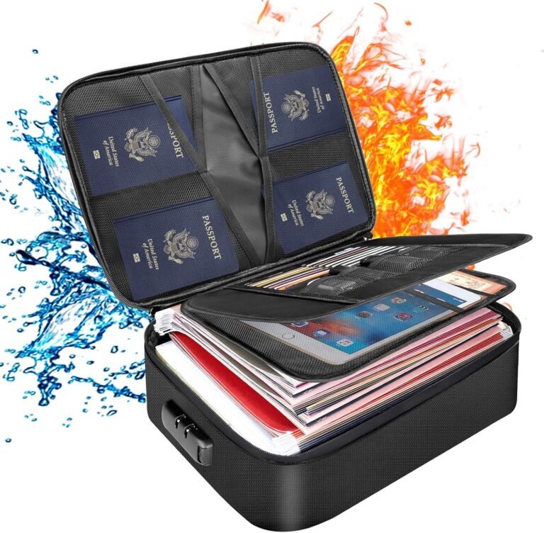 Travel organizer for documents
