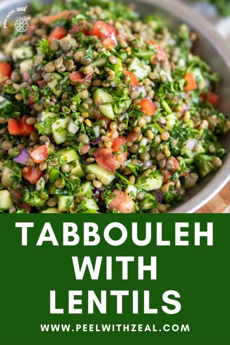 Easy Lentil Tabbouleh Salad Recipe