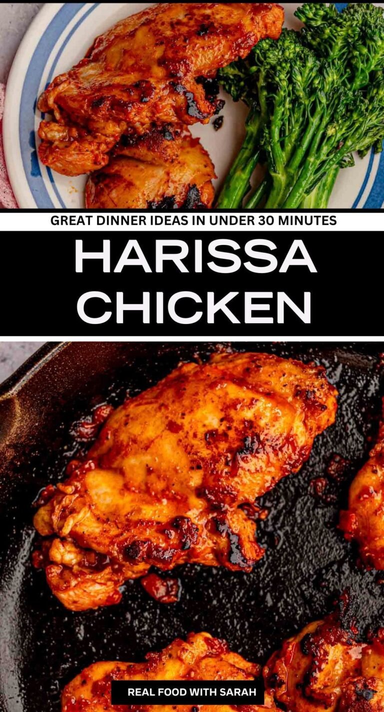 Harissa Chicken Recipe – Real Food with Sarah