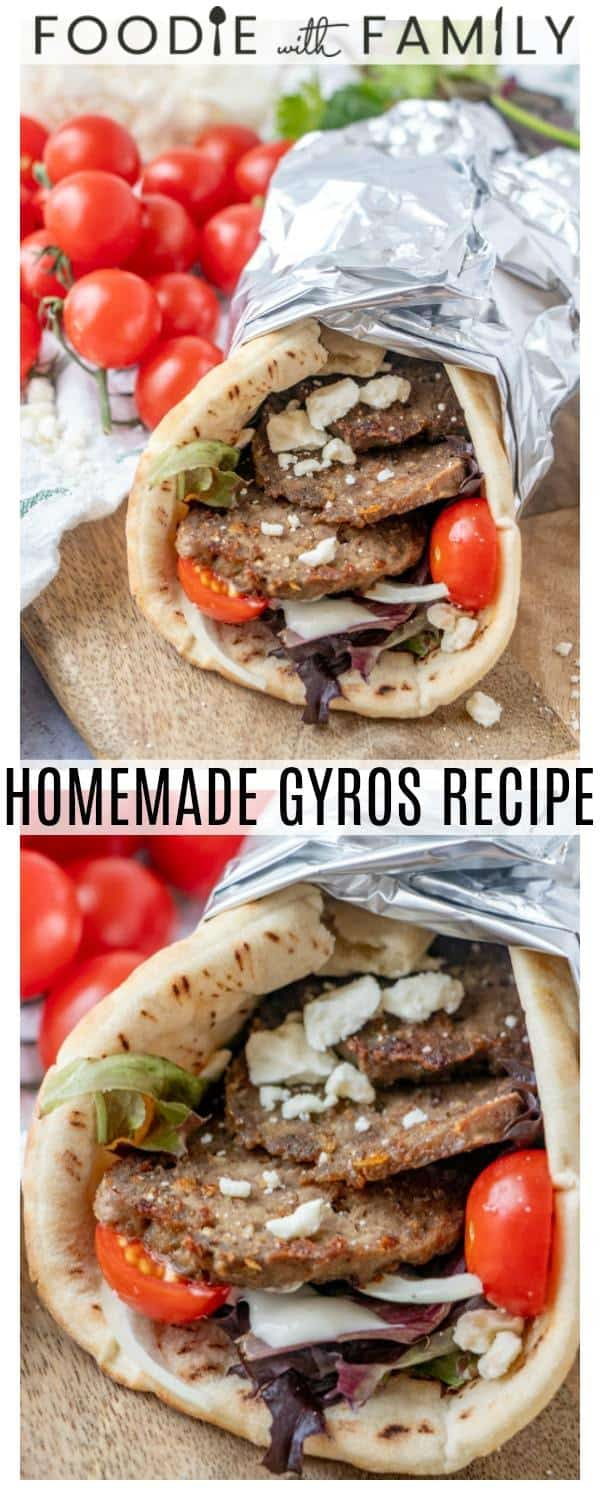 Homemade Gyro Meat and Gyros