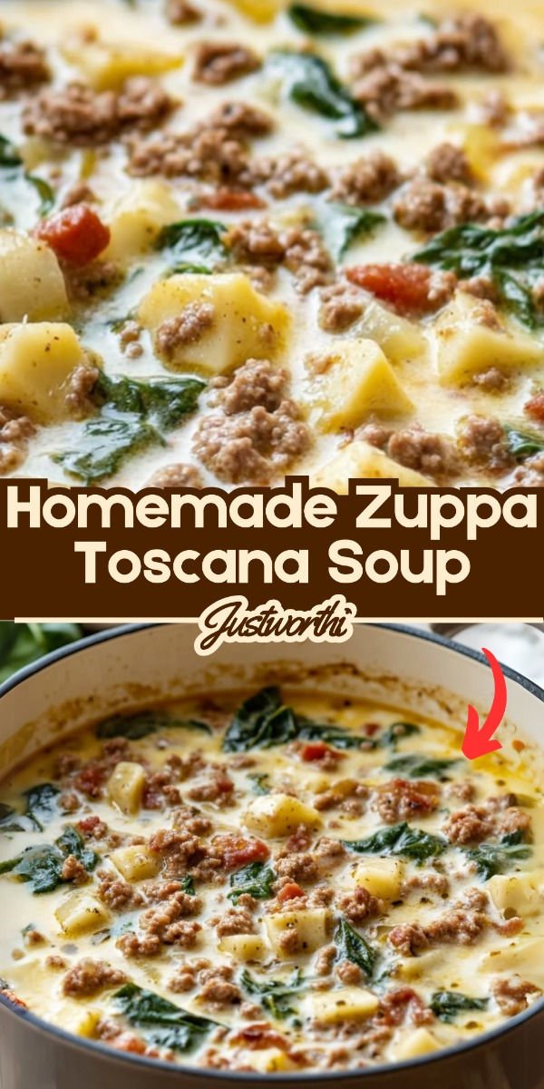 Homemade Zuppa Toscana Soup