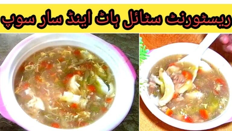 Chinese Food Hot and Sour Soup