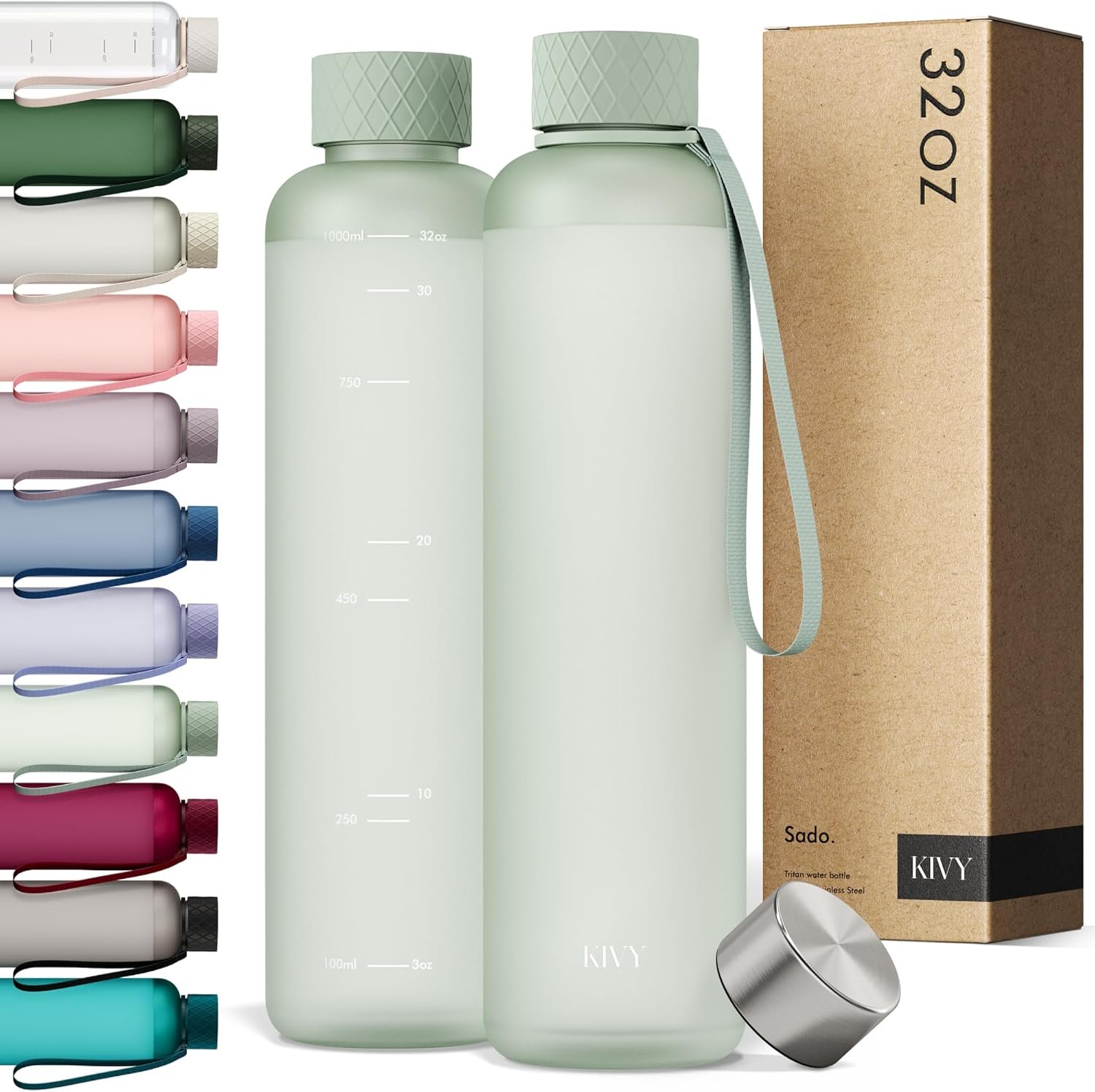 Reusable water bottle for flights