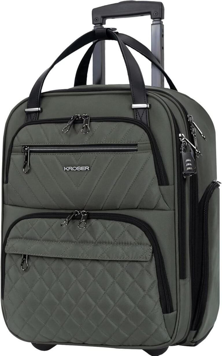 Carry-on luggage with wheels