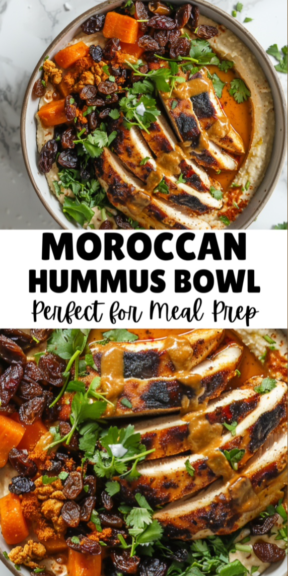 Moroccan Hummus Bowl Recipe [Healthy + High Protein]