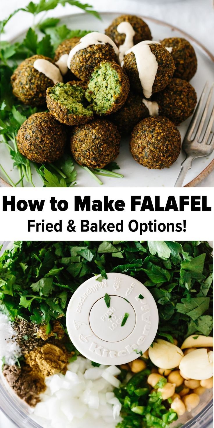 Most Delicious Falafel Recipe (Fried or Baked) | Downshiftology