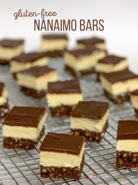 Nanaimo Bars, best nanaimo bar recipe, gluten-free Nanaimo Bars