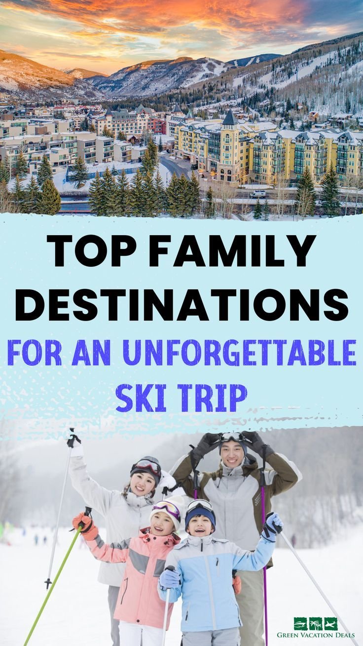 Need some family ski vacation ideas? Find out the best kid-friendly places to stay on a ski trip!