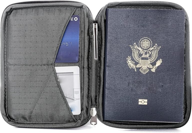 Travel document organizer
