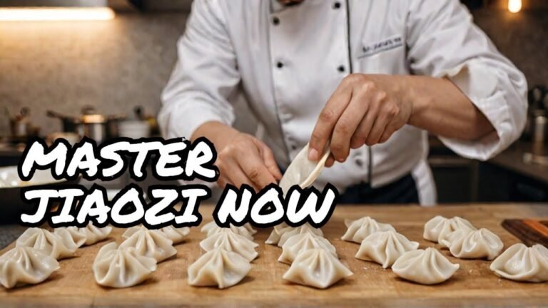 Chinese Food Jiaozi (Chinese Dumplings)