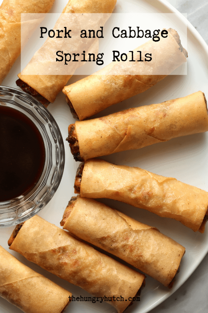 Pork and Cabbage Spring Rolls | The Hungry Hutch