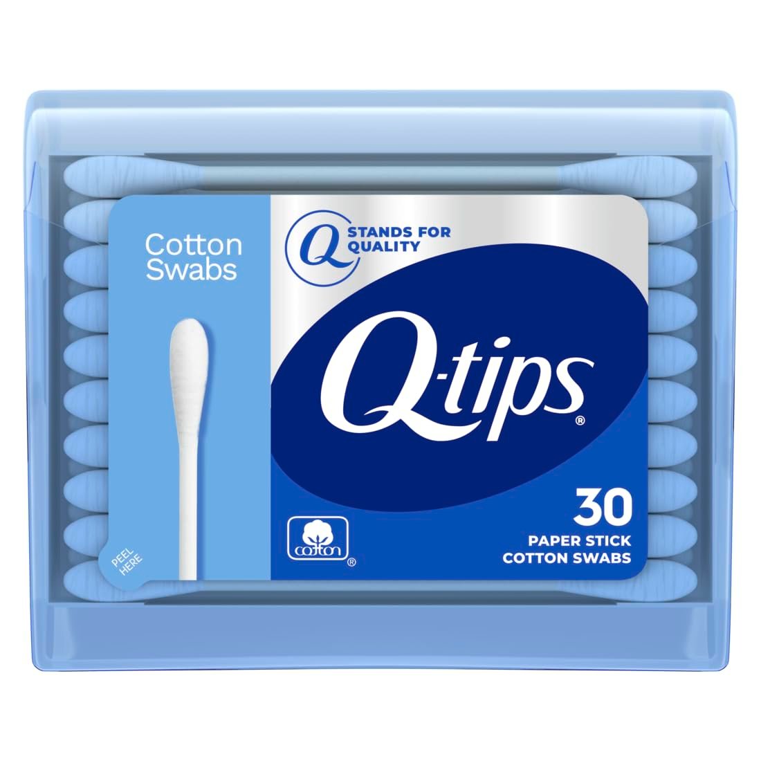 Cotton swabs and pads travel pack
