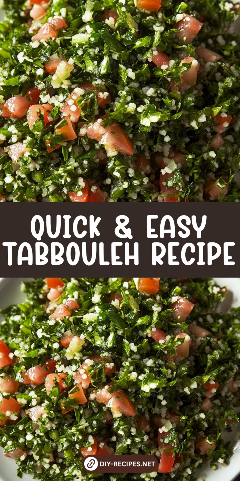 Quick & Easy Tabbouleh Recipe