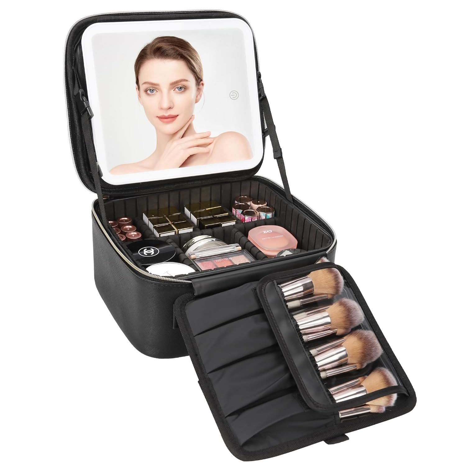 Travel makeup organizer