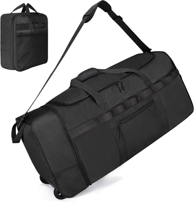 Rolling duffel bag