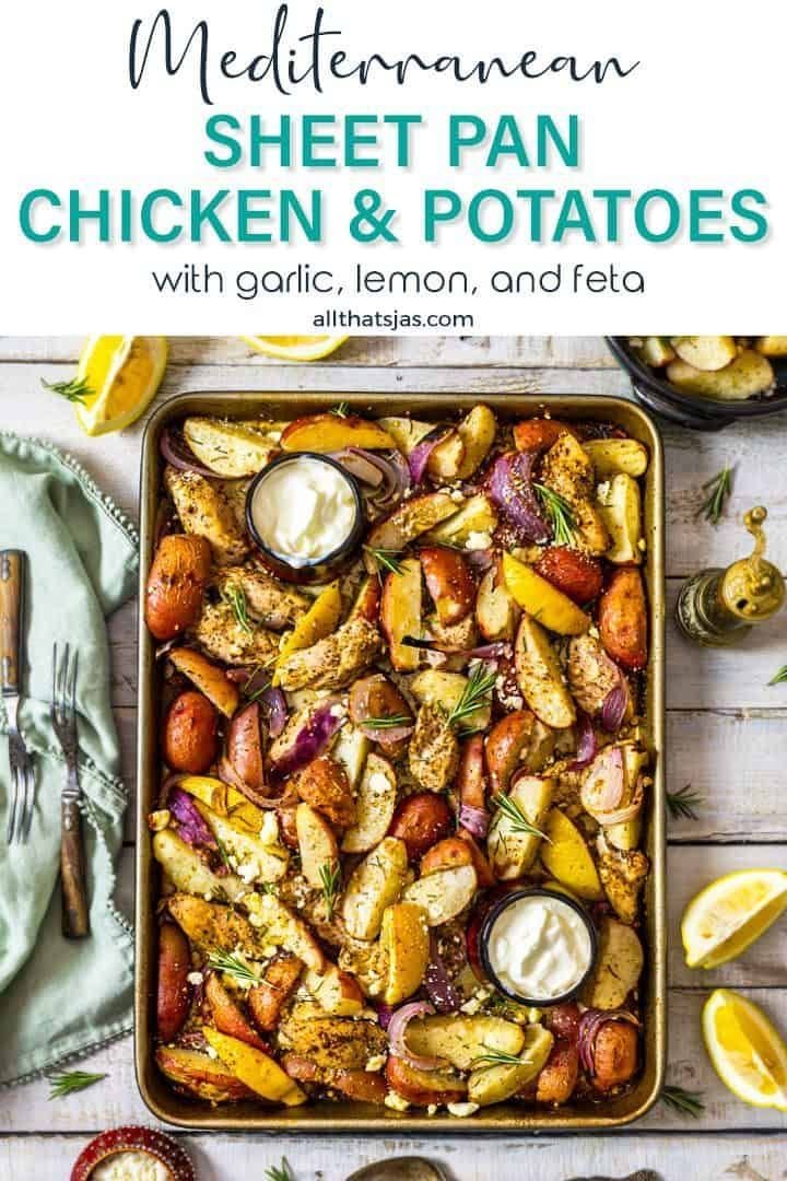 Sheet Pan Mediterranean Herb Chicken and Potatoes
