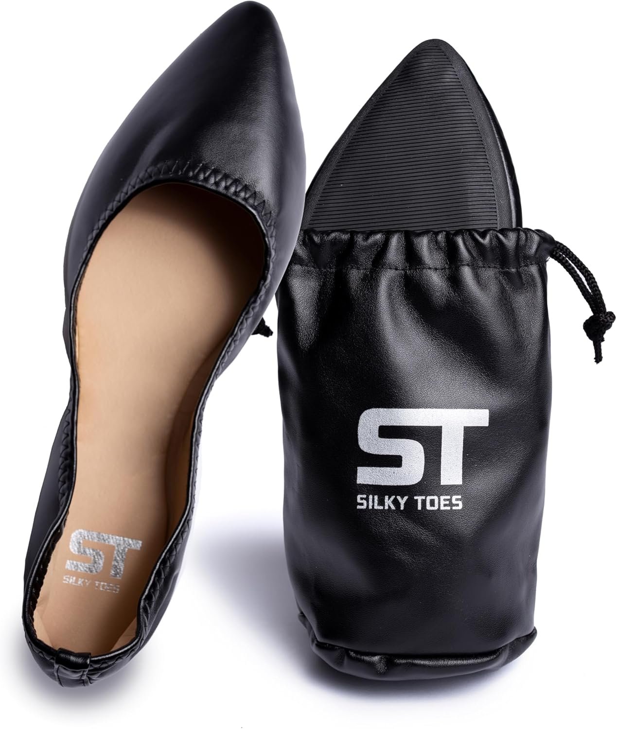 Packable travel flats