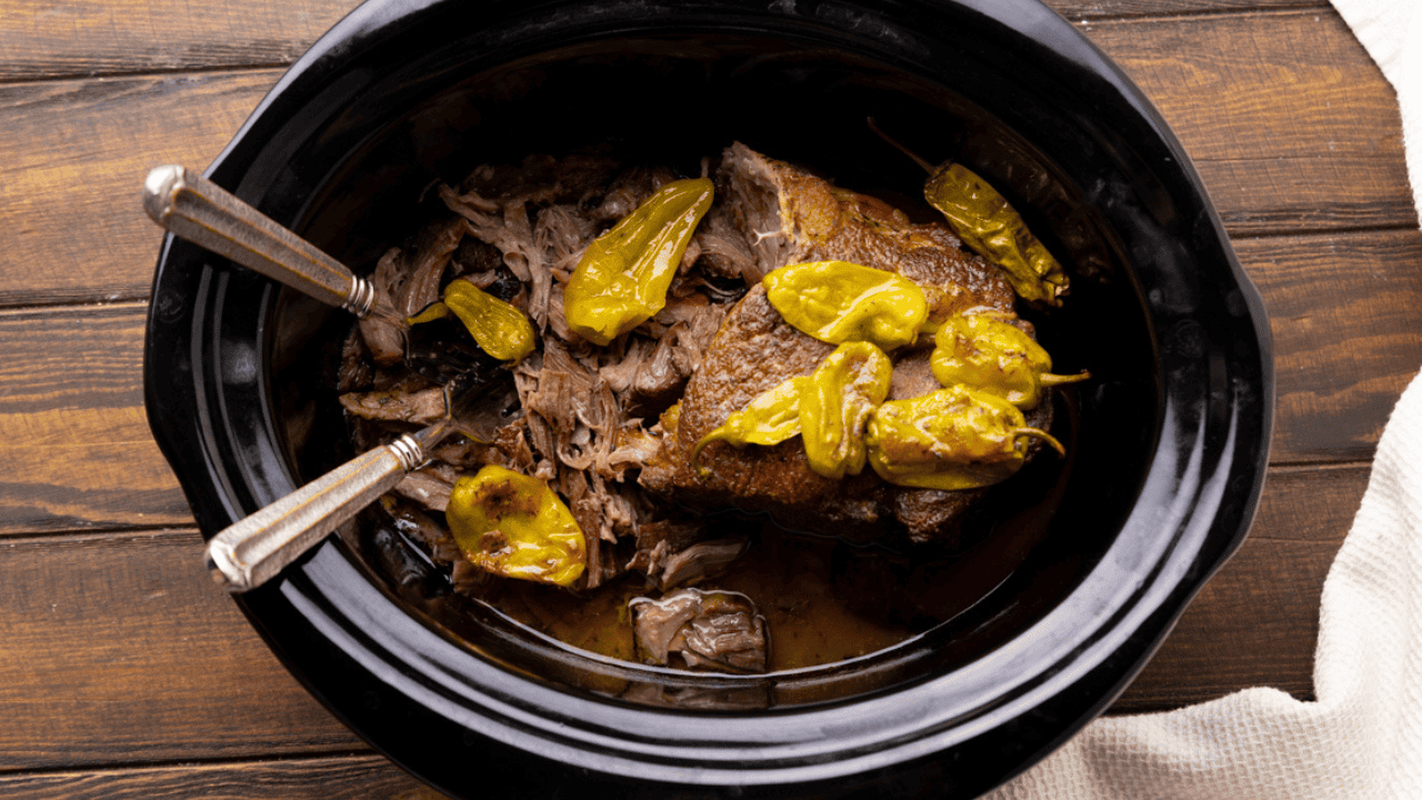 Slow Cooker Mississippi Pork Roast