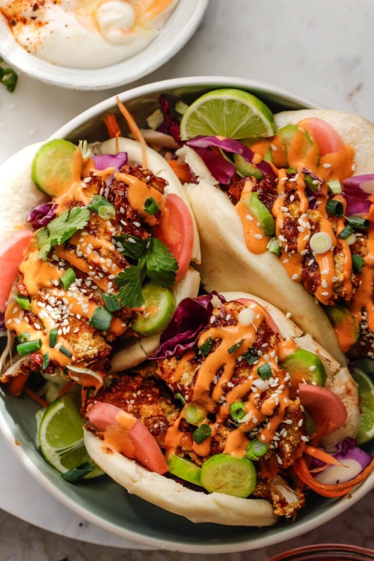 Sticky Mushroom Bao Buns