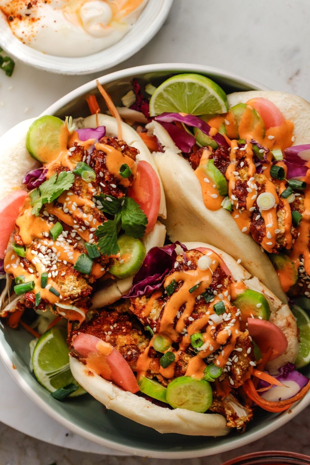 Sticky Mushroom Bao Buns