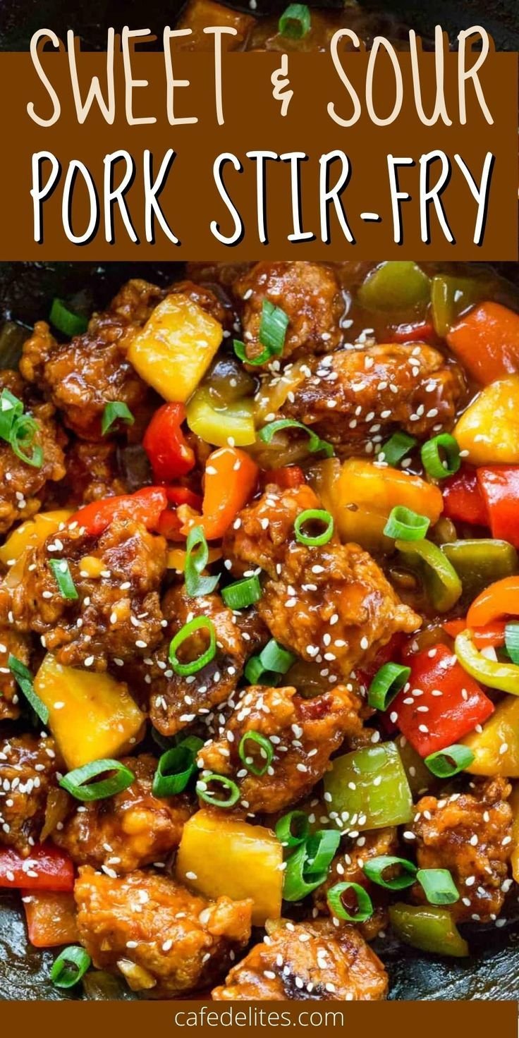 Sweet and Sour Pork Stir-Fry