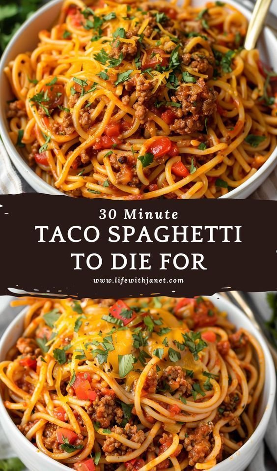 Taco Spaghetti To Die For