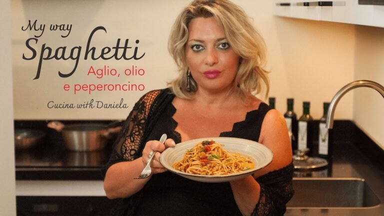 Italian Food Spaghetti Aglio e Olio