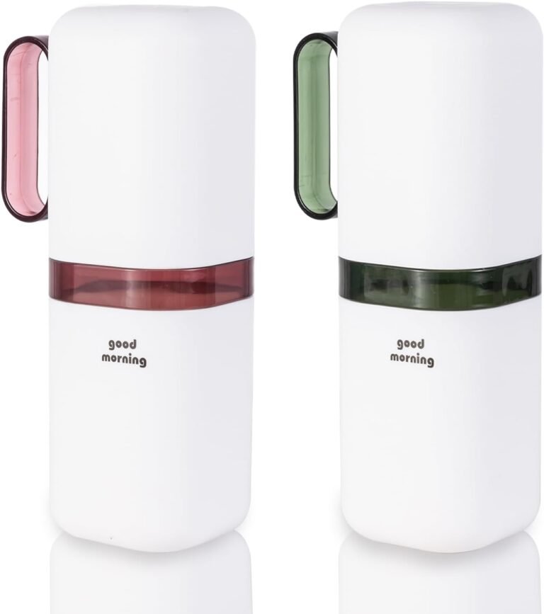 Portable toothbrush and case