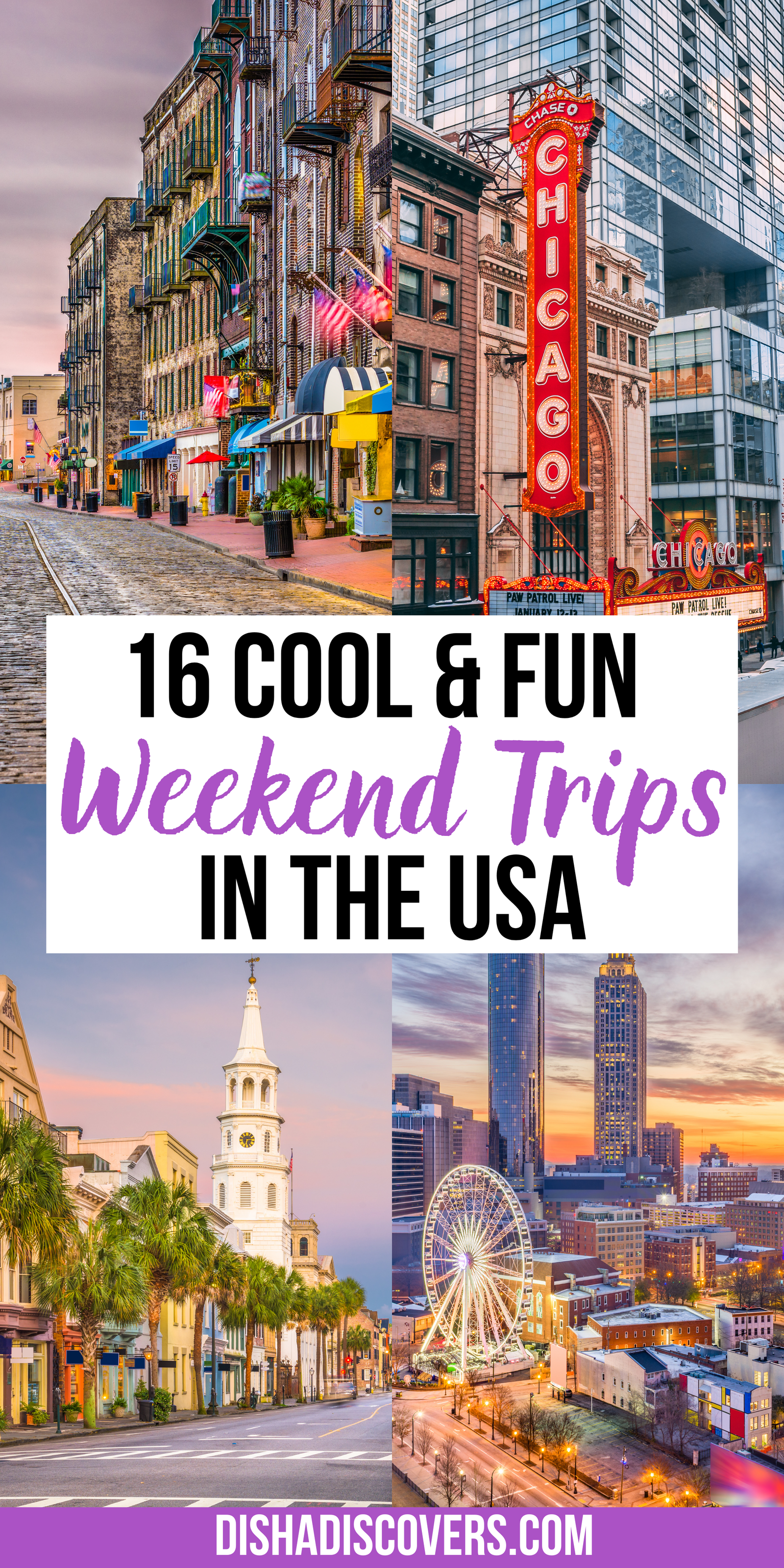 USA Weekend Trips: 16 Amazing Destinations for a Short Getaway