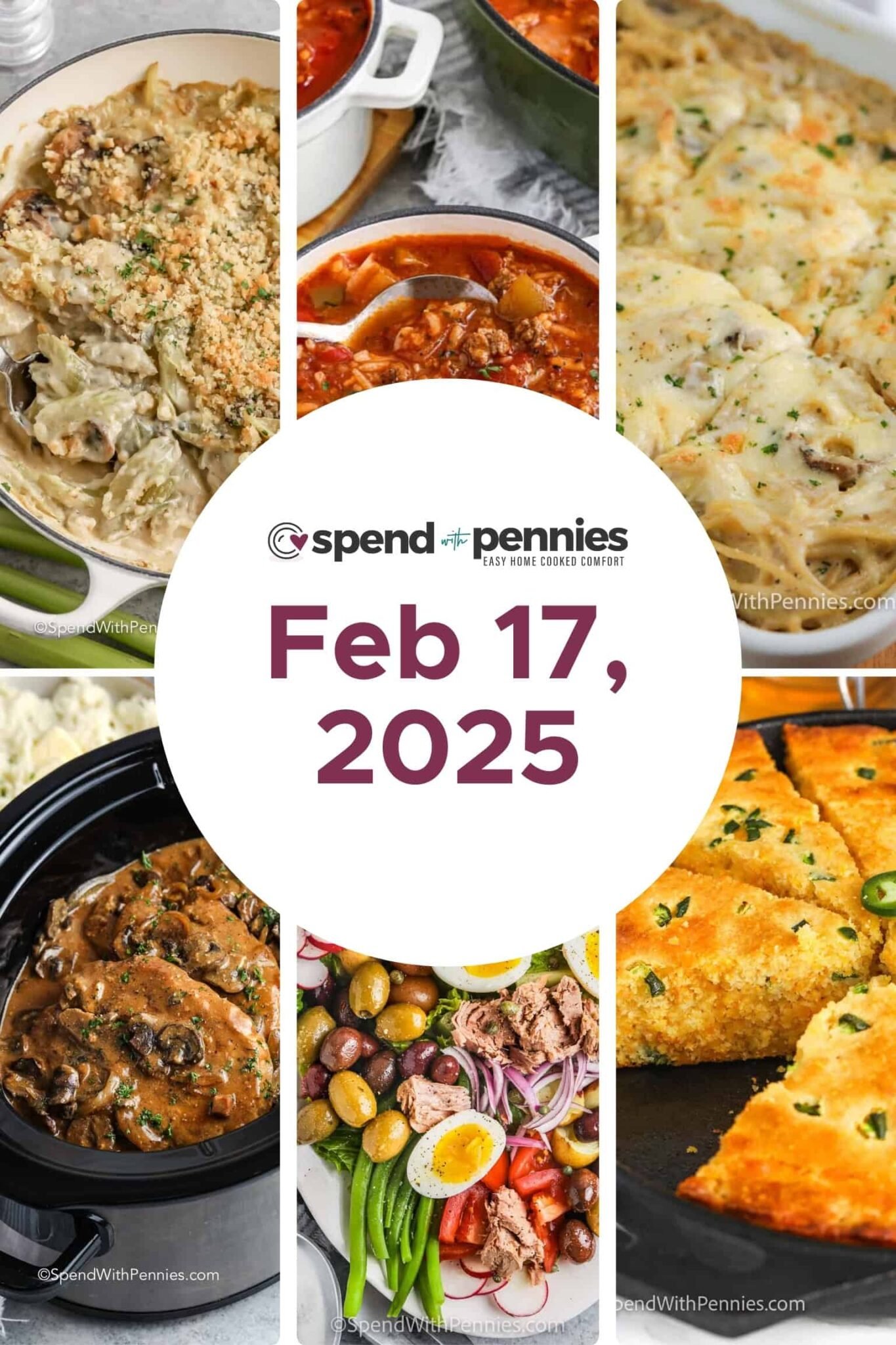 Weekly Meal Plan Feb 17, 2025