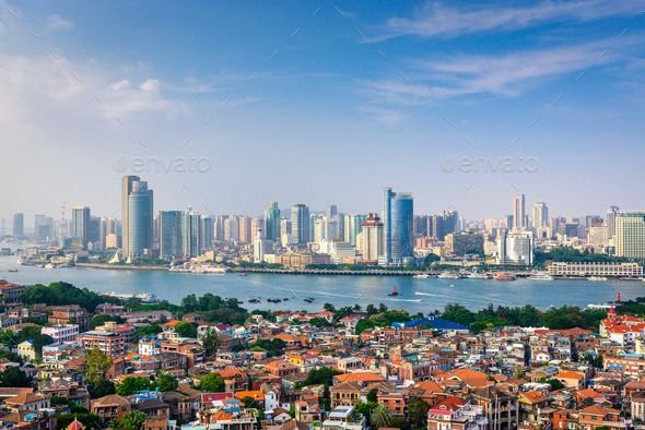 Xiamen, China Skyline