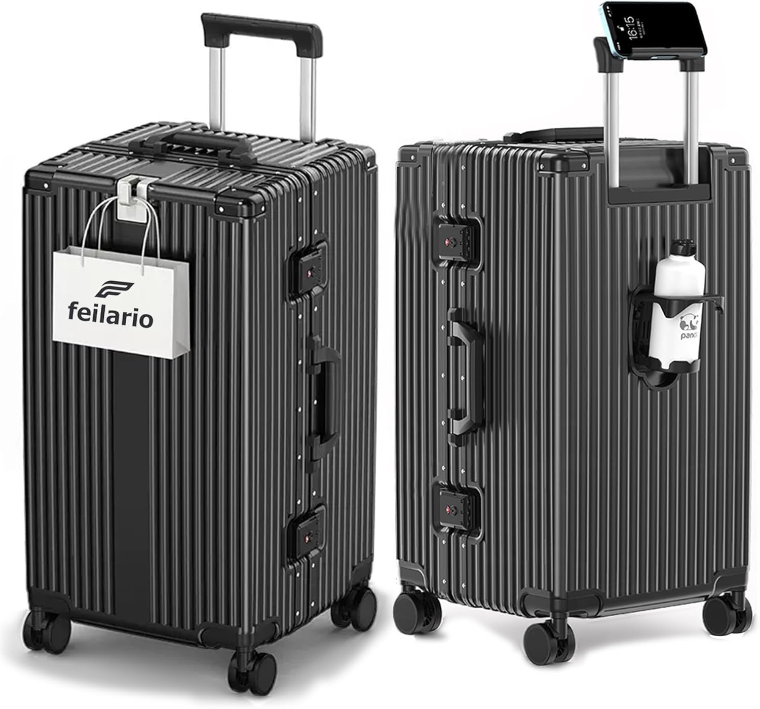 Travel trunk with wheels