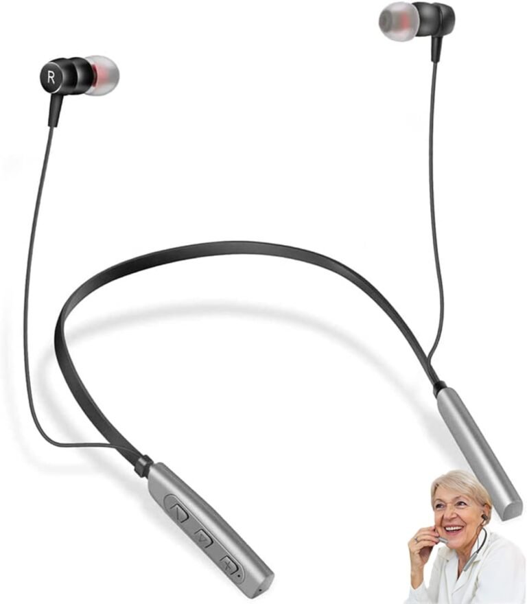 Rechargeable Hearing Aids for Seniors & Adults, Wireless Nec...