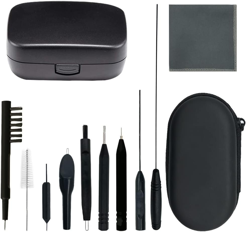12 Pieces Hearing aid Cleaning Kits, Hearing Amplifier Brush...