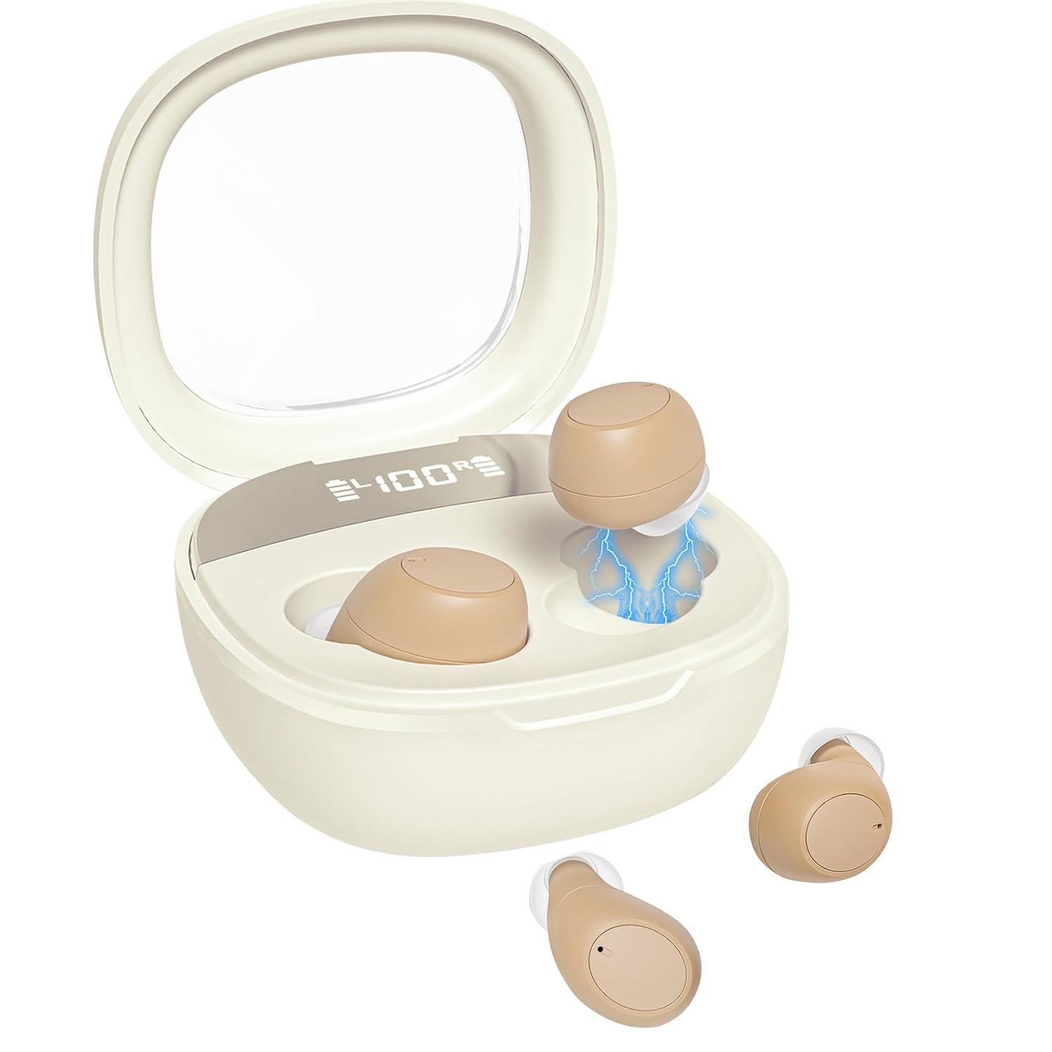 Rechargeable Hearing Aids Super Mini True Over The Counter A...