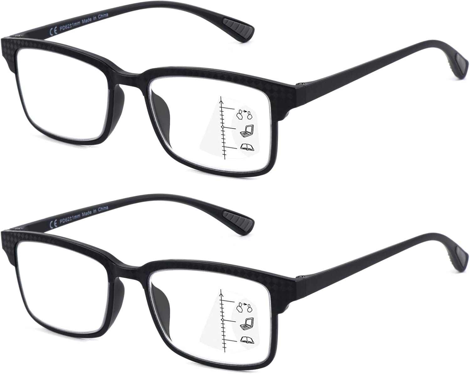 senior reading glasses with anti-reflective coating