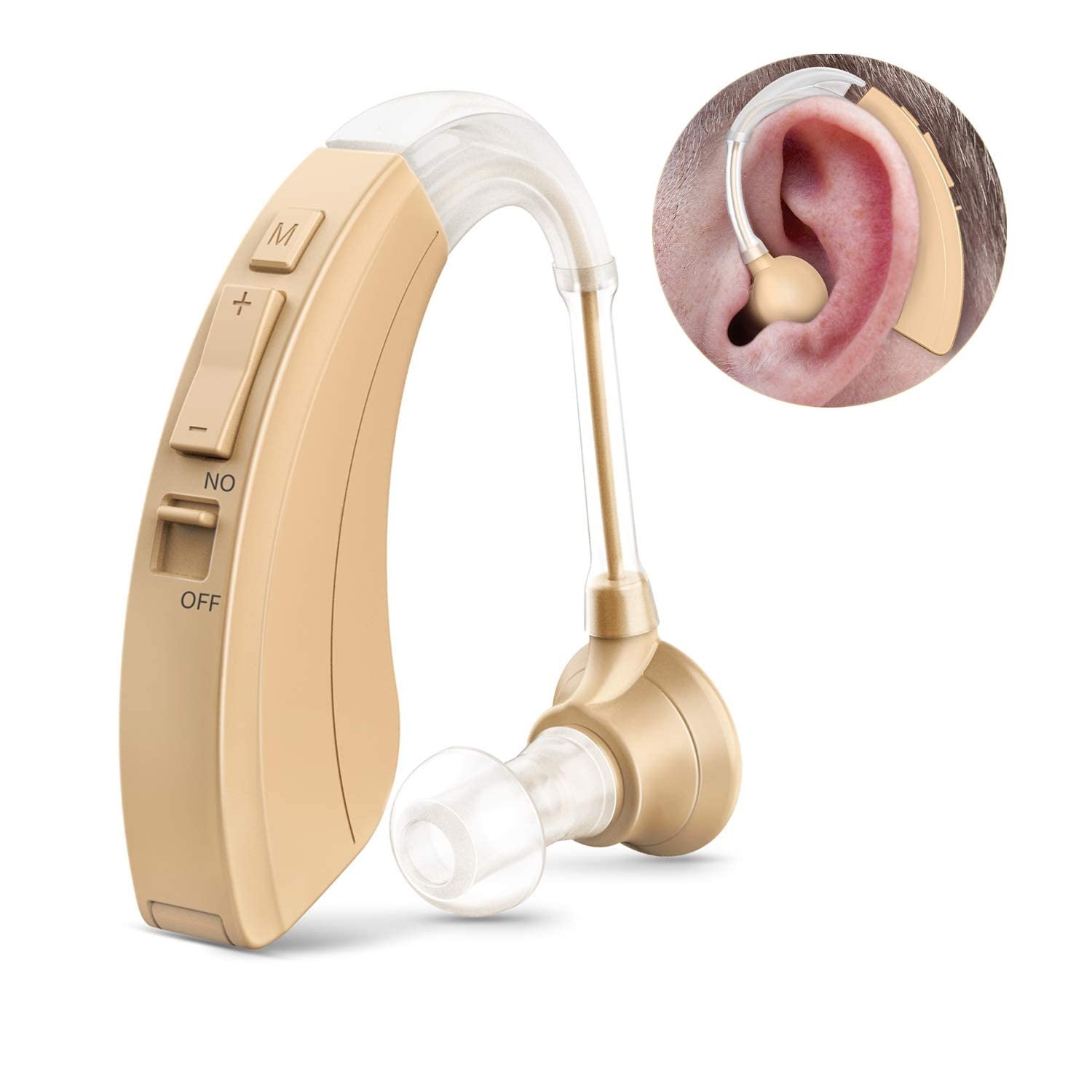 Hearing Aid for Seniors and Adults, Digital Hearing Amplifie...
