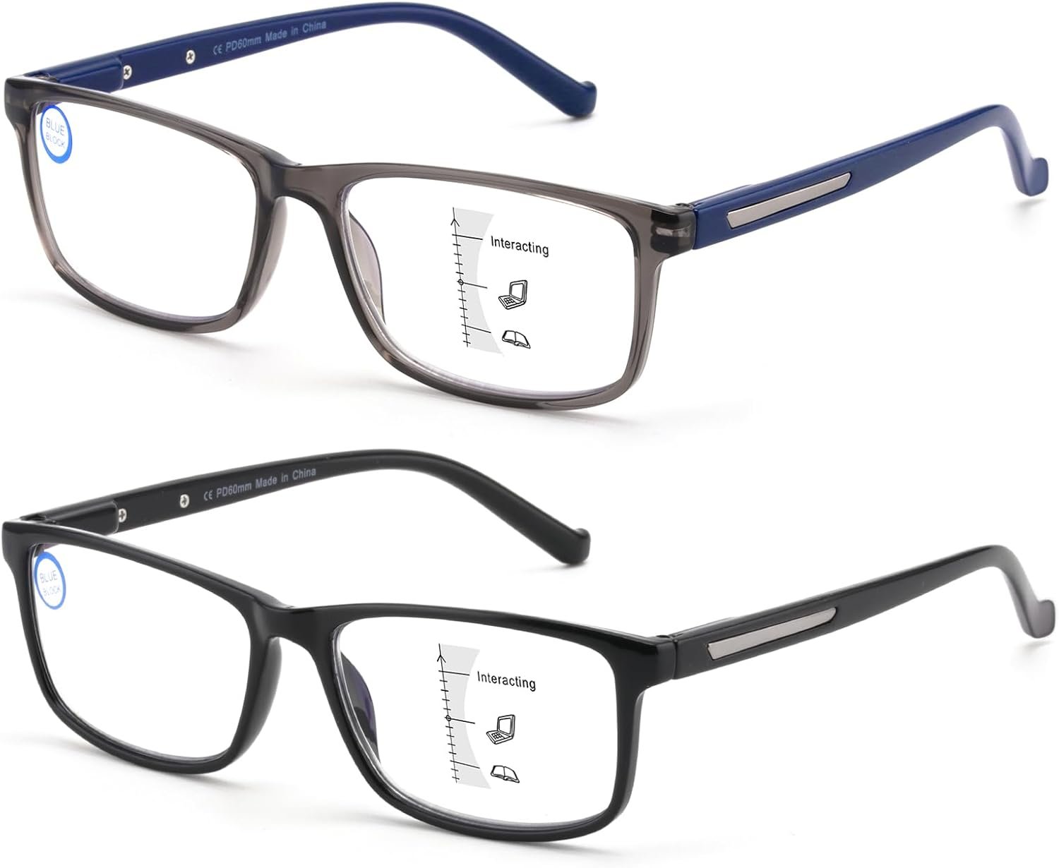 senior reading glasses with anti-reflective coating