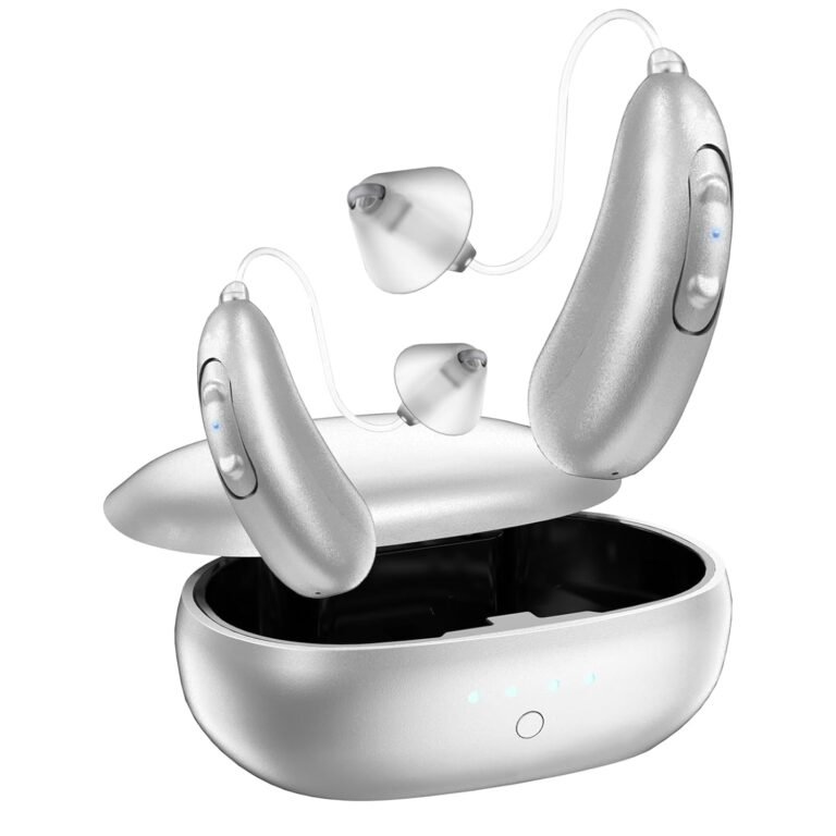 BH R55 Hearing Aids for Seniors & Adults, 48 Channel Recharg...