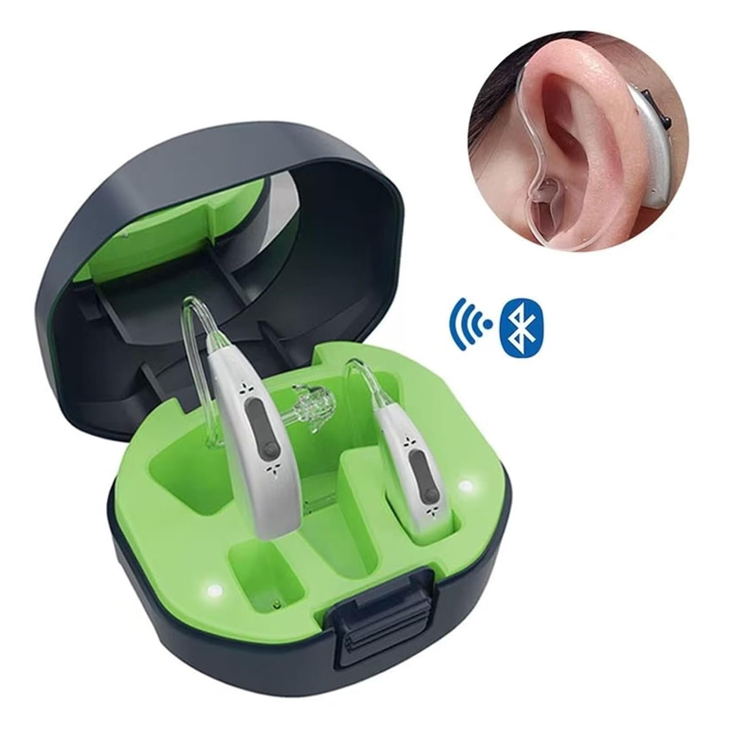 Rechargeable Hearing Aids for Seniors Severe Hearing Loss Ea...