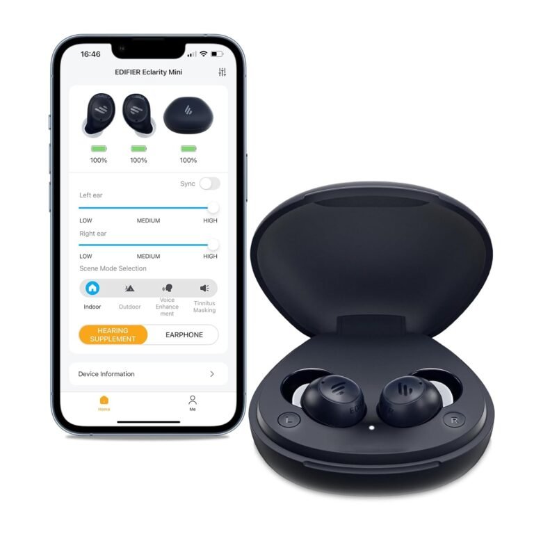 Edifier Mini Hearing Aids, Bluetooth Hearing Aids for Senior...