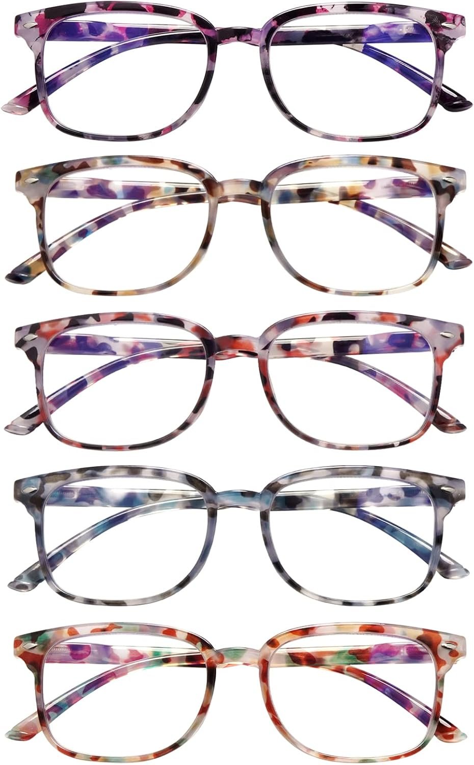 reading glasses with spring hinges