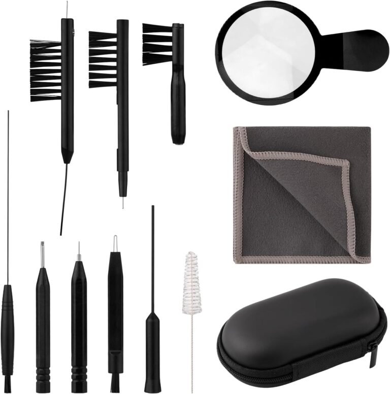 Hearing Aid Cleaning Kit, 12pcs Hearing Aid Cleaning Tools I...