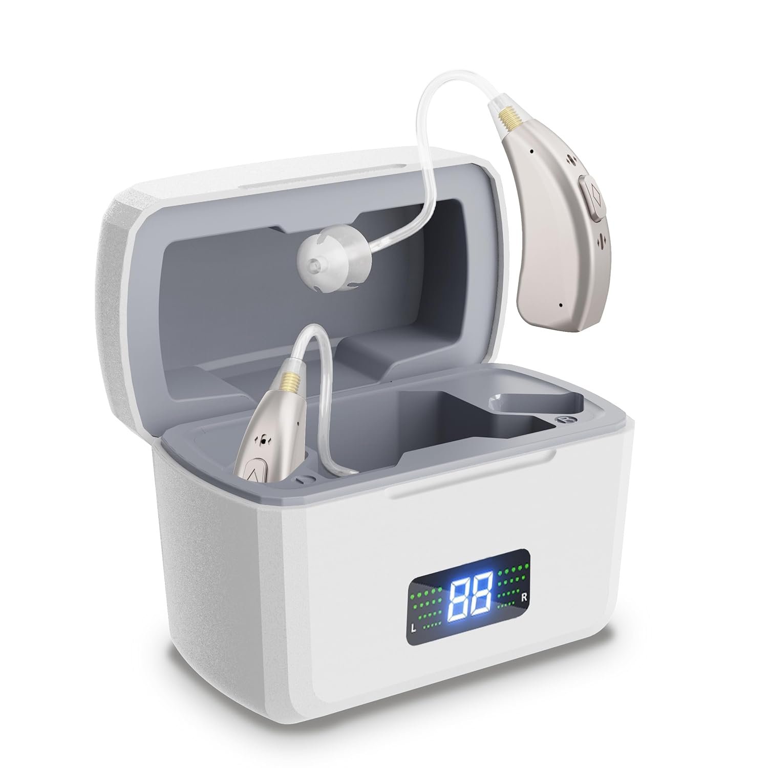 OTC Hearing Aids,Wireless Rechargeable Hearing Aids for Seni...