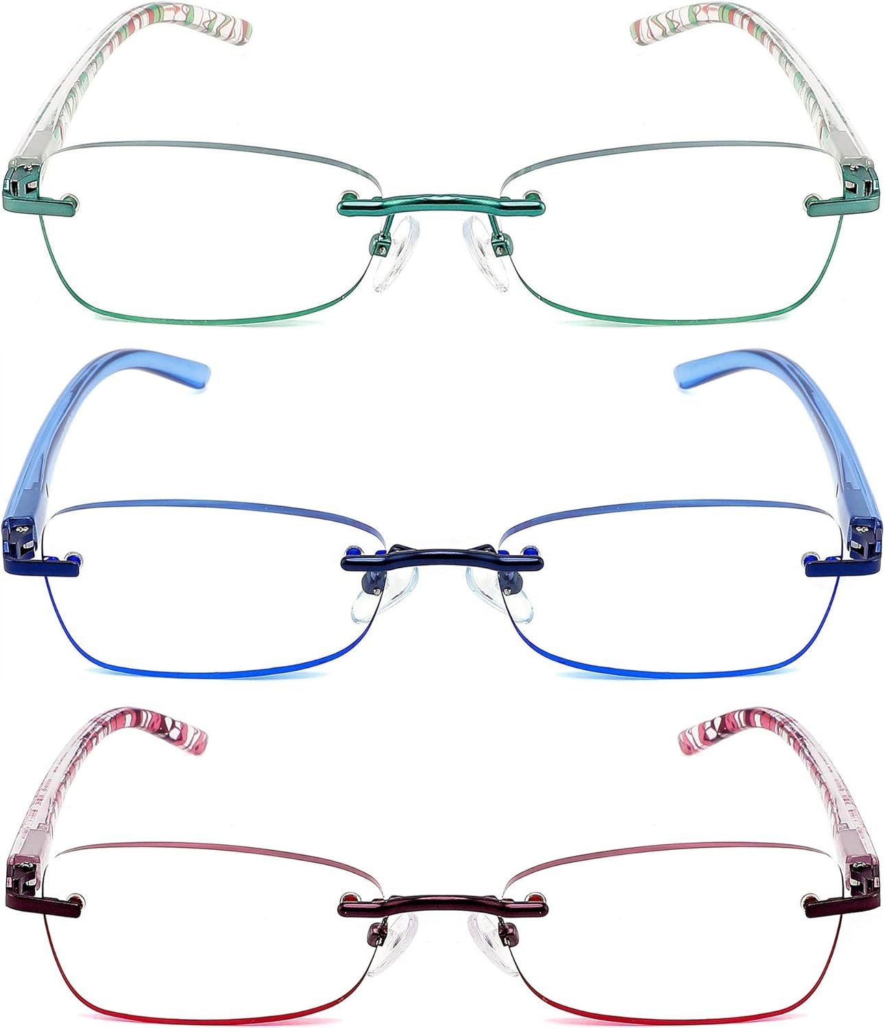 senior reading glasses with spring hinges
