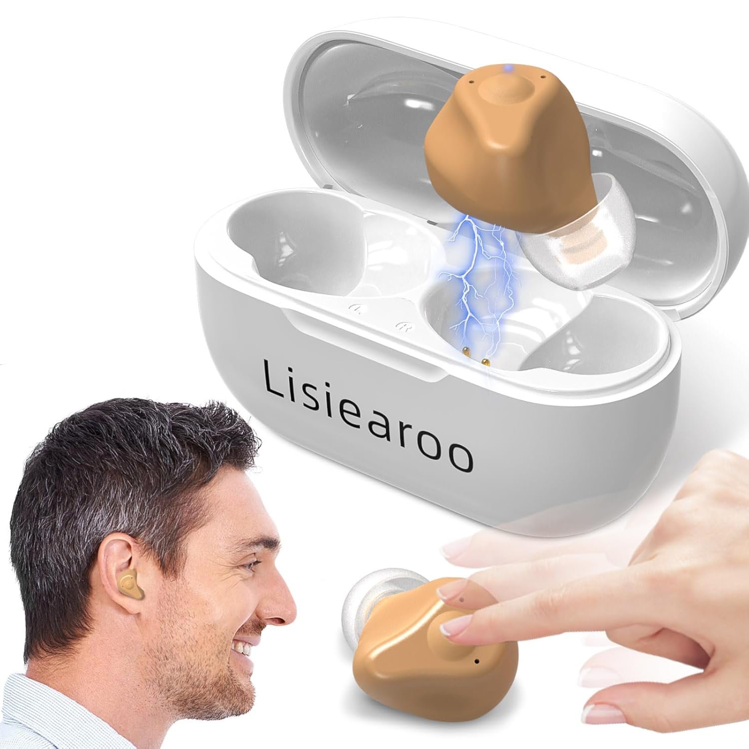 Hearing Aids Rechargeable for Women/Men,16 Channel Digital T...